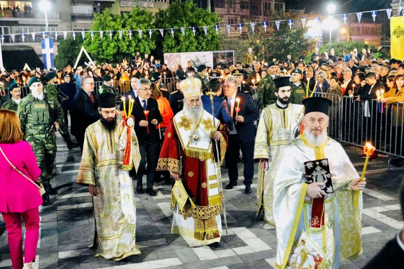 Το Άγιο Πάσχα και η Σύναξη της Παναγίας Ελεούσης στην Ιερά Μητρόπολη Δράμας.